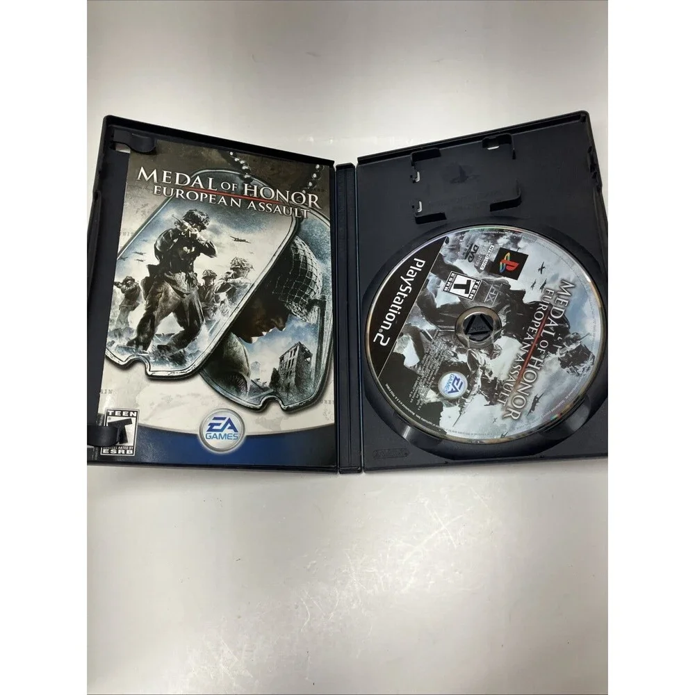 EA Games Medal of Honor European Assault PlayStation 2 Shooter Manual Included